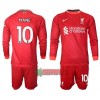 Oficiální Fotbalový Dres s Dlouhý Rukáv Liverpool Mane 10 Domácí 2021-22 pro Děti